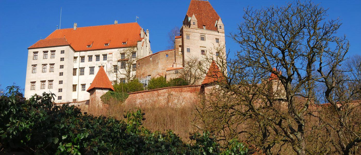 Burg Trausnitz über der Altstadt von Landshut